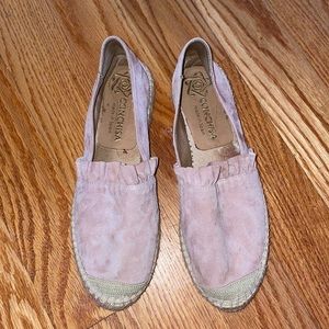 Conchisa Pink Suede espadrilles. Used. Size 39.
